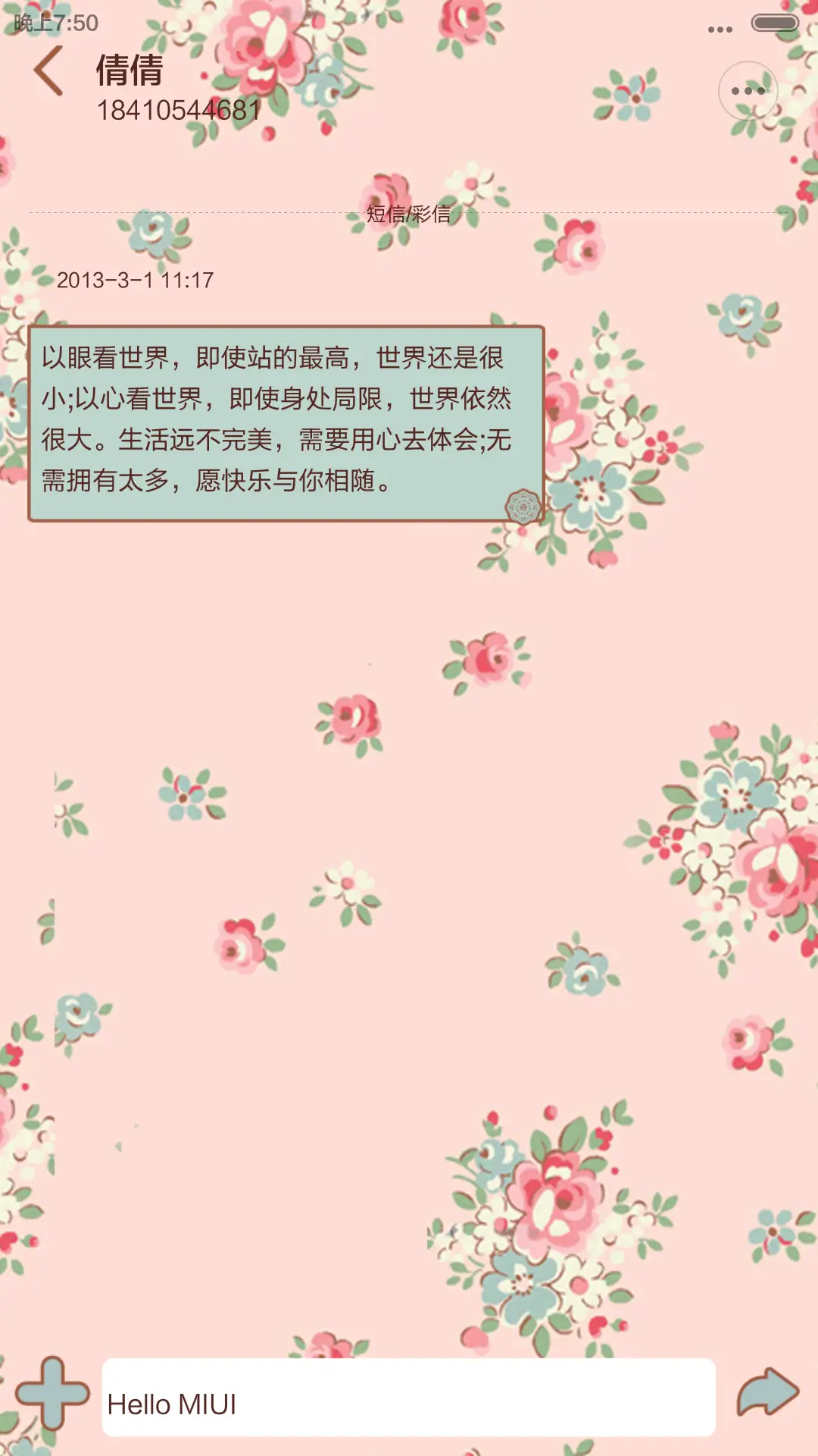 蕾丝小碎花[自由桌、图标全覆盖、自定义文字] - Screenshot 13