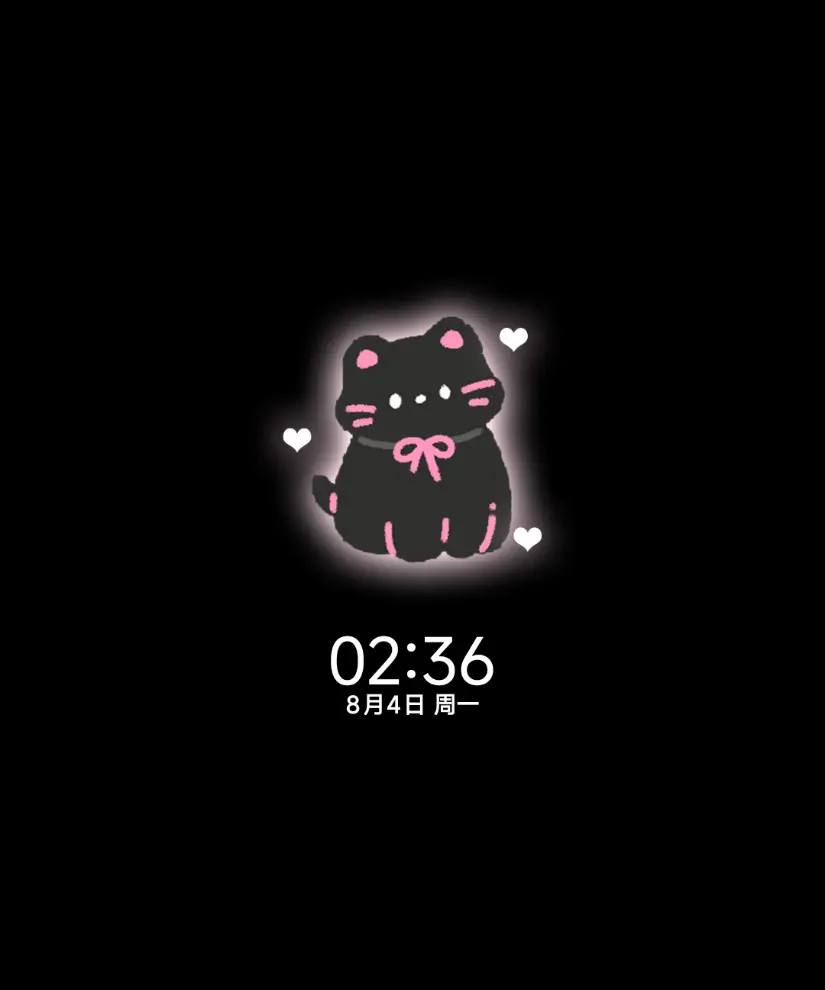 ins简约黑粉猫猫