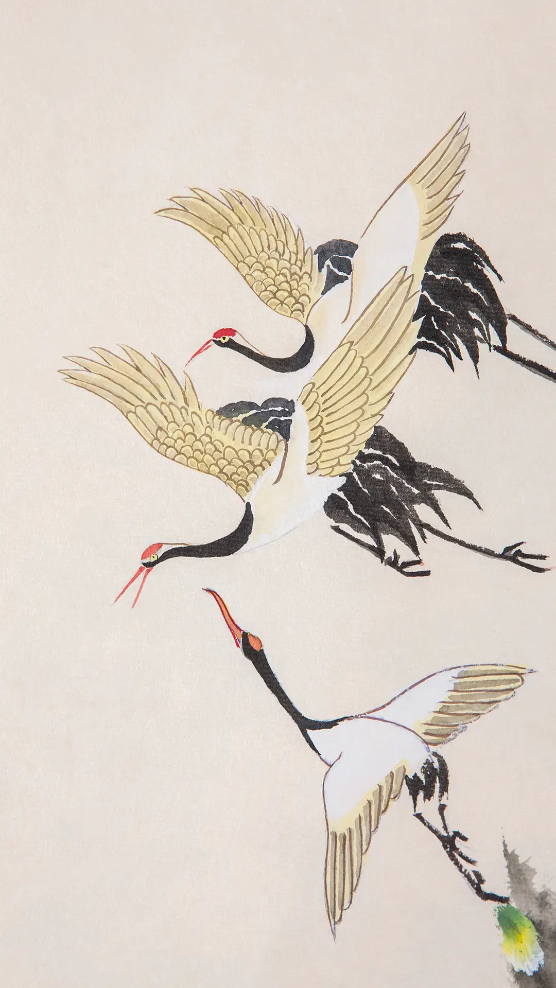 白鹤乘空何处飞