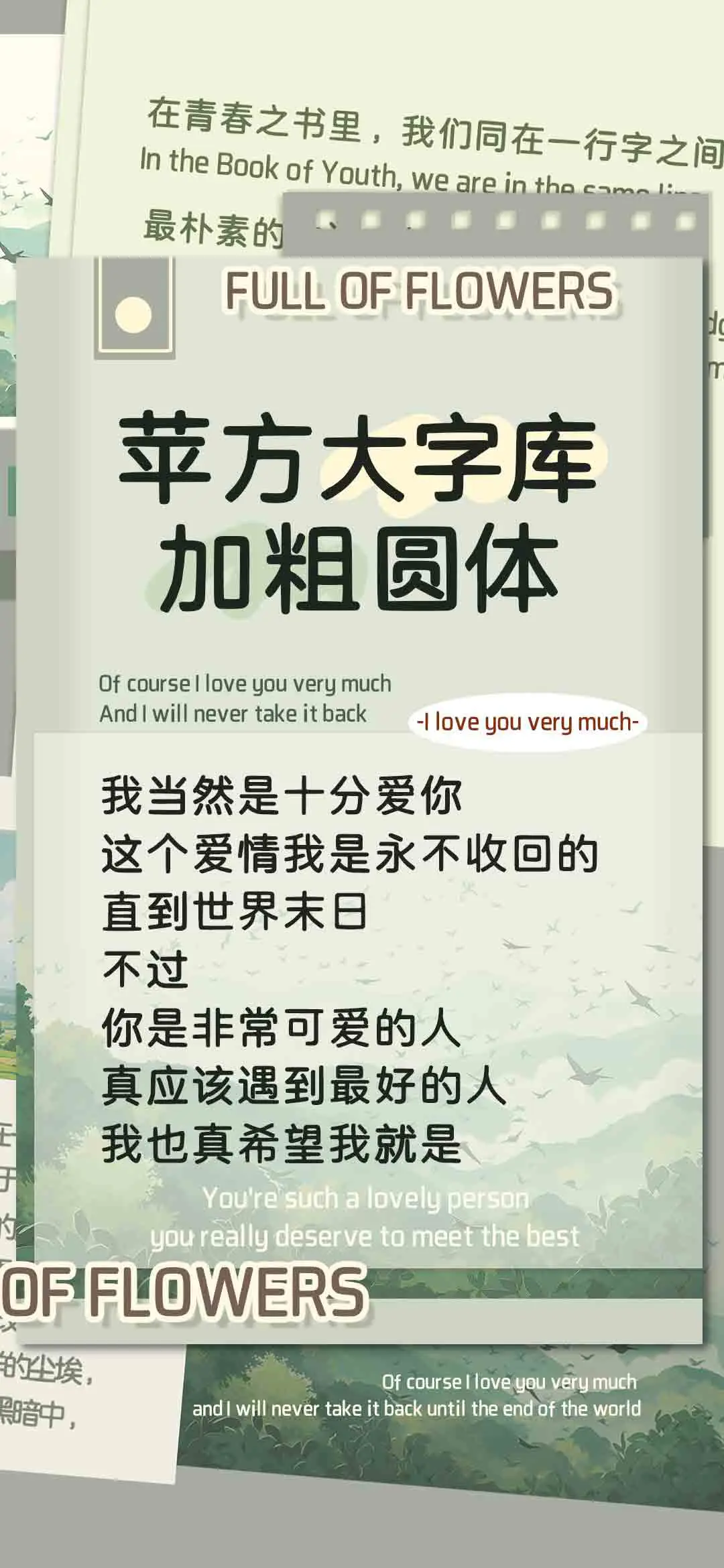 苹方大字库加粗圆体 - Screenshot 1