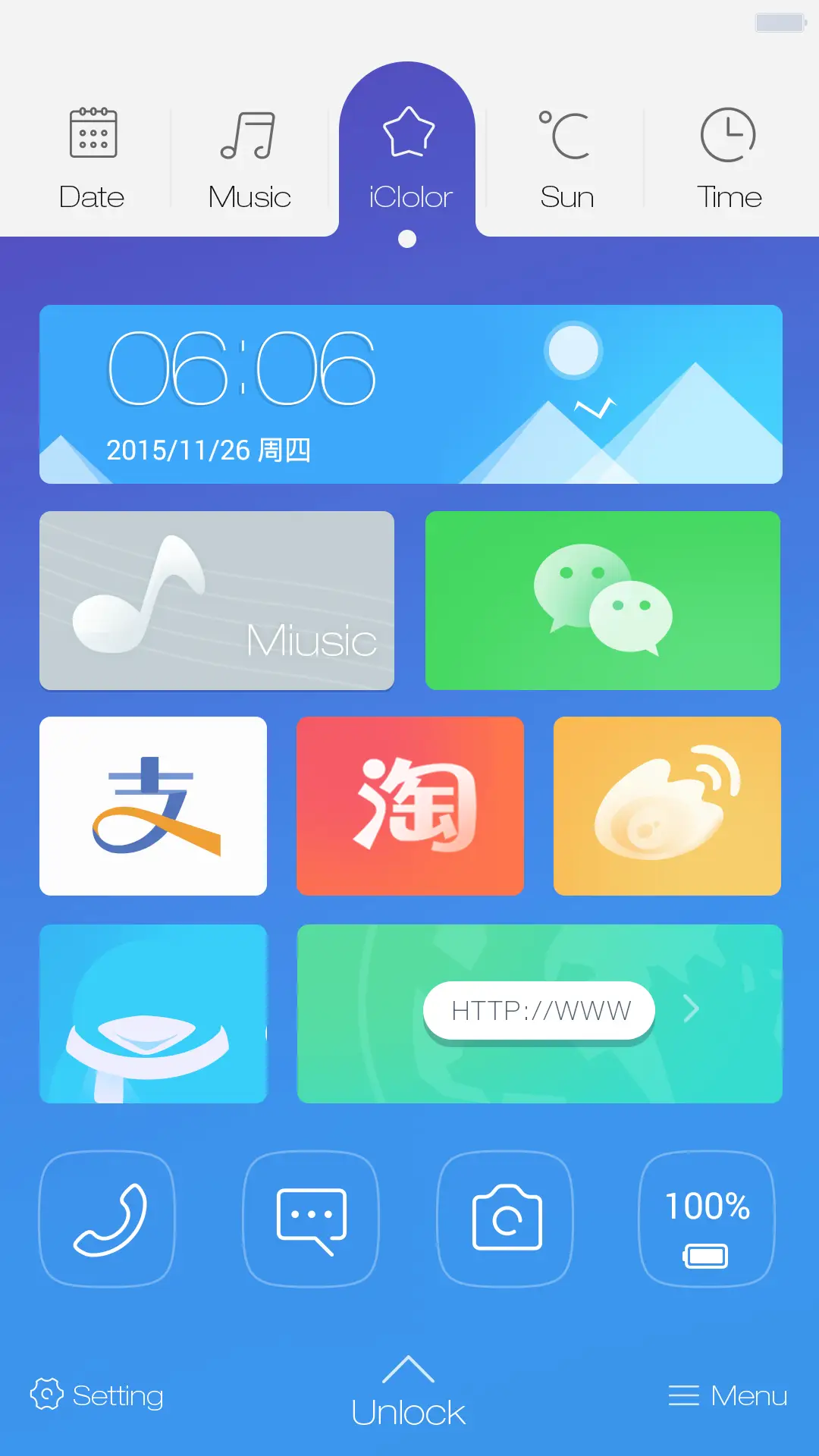 iColor 9 最美图标 炫彩5锁屏