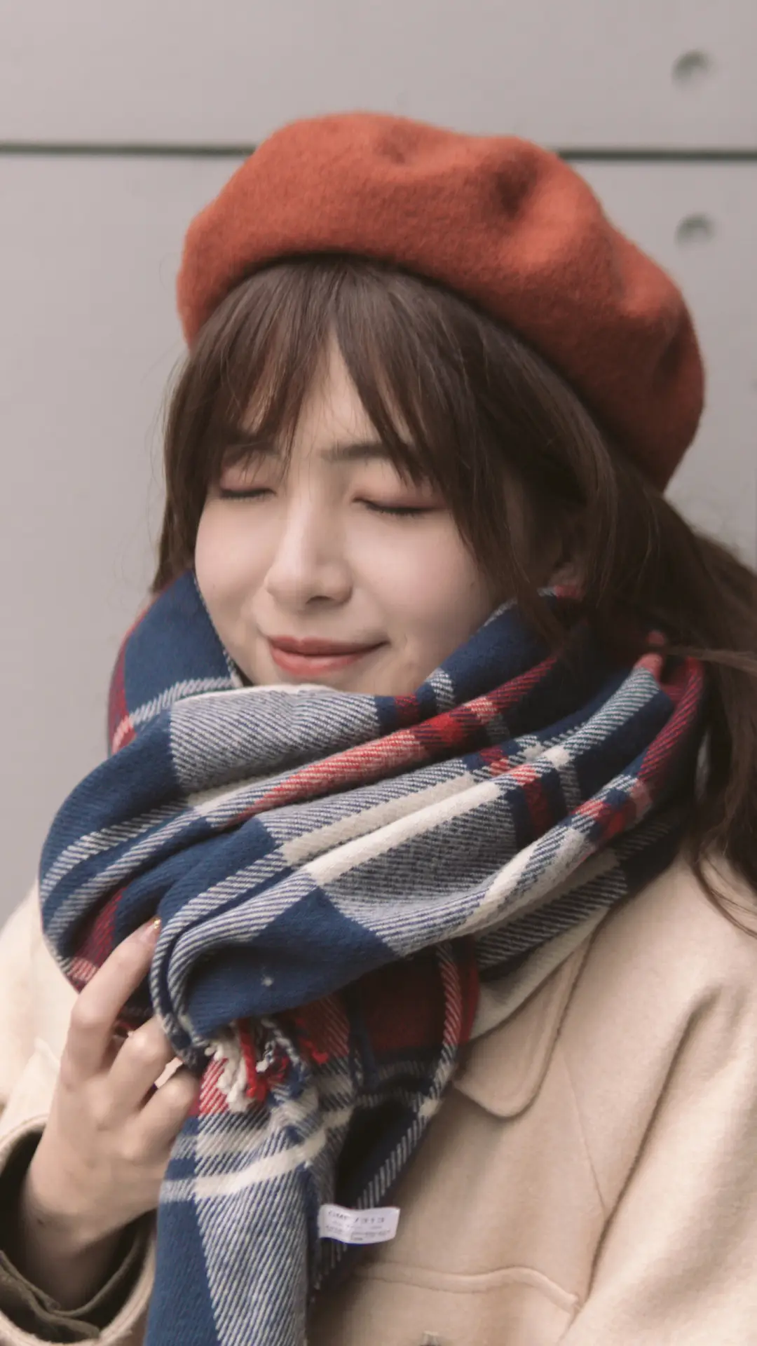 日系甜美冬季美少女-锐景创意