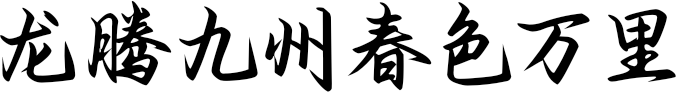 龙腾九州春色万里
